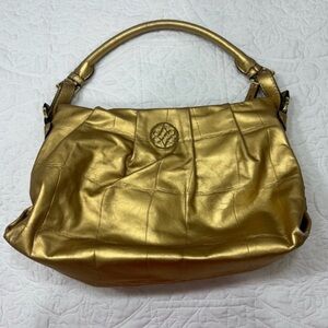 Antonio Melani vintage Y2K gold designer handbag